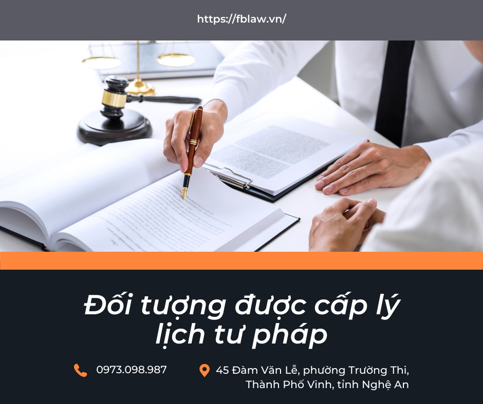 Dịch vụ xin cấp phiếu lý lịch tư pháp tại Nghệ An- Hà Tĩnh