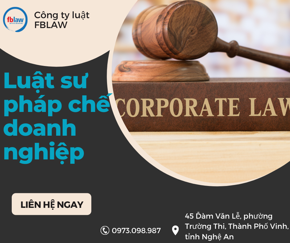 Luật sư pháp chế doanh nghiệp tại Nghệ An